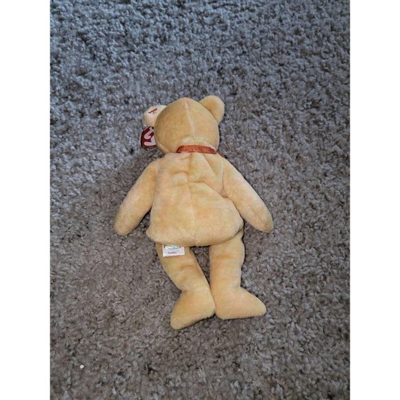 TY Beanie Baby ~ SUNNY e-Beanie Bear #4401 New Retired Yellow - Picture 6 of 6